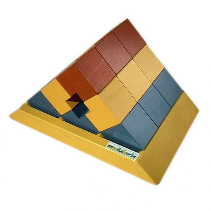 Modularix Pyramide - Ideal geeignet für den Einsatz in Kita, Hort und Schule, ebenso für den privaten Gebrauch und für Senioren