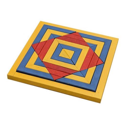 Modularix Quixi - räumliches Legemosaik aus Ahornholz