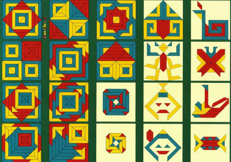 Modularix Quixi Bilder - Seite 2 - räumliches Legemosaik, das mit wenigen Formen die Raumwahrnehmung sowie das dreidimensionale Denken fördert Modularix Quixi Bilder - Seite 2 - für Kinder und Senioren