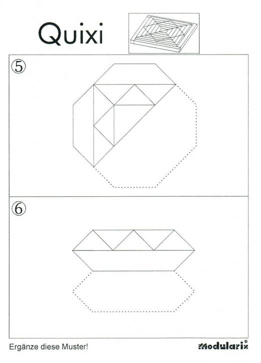 Modularix Quixi - Muster 5, 6 - für Kinder und Senioren