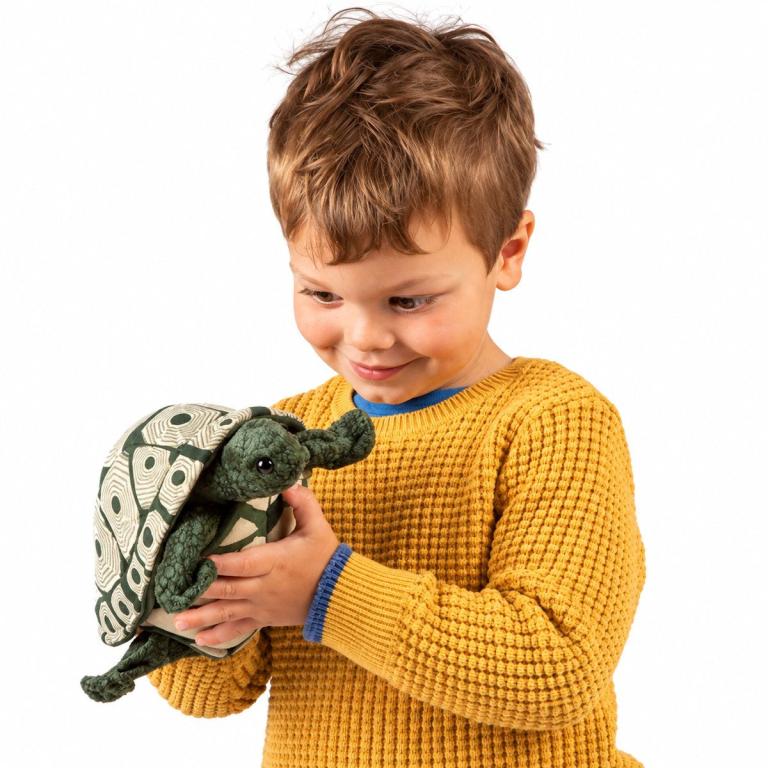 Landschildkröte Handpuppe Folkmanis