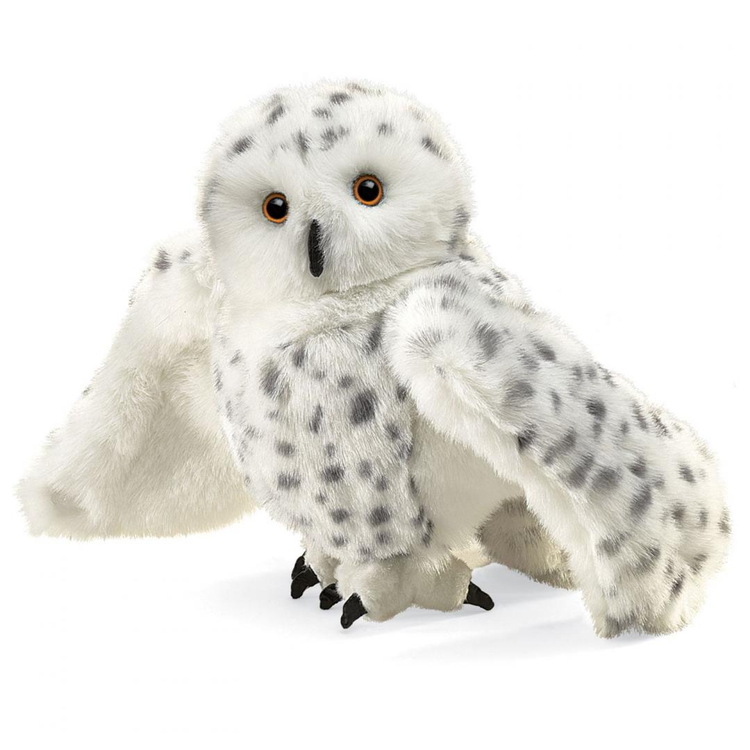 Schnee Eule Handpuppe Folkmanis