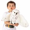 Schnee-Eule Handpuppe Folkmanis
