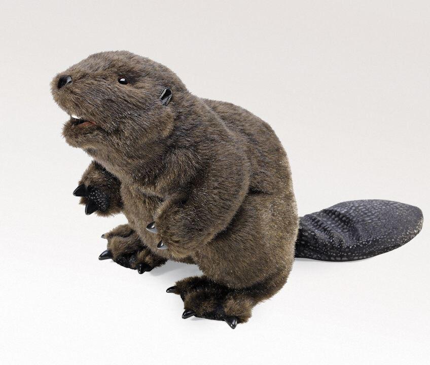 Tier-Handpuppe von Folkmanis - Biber