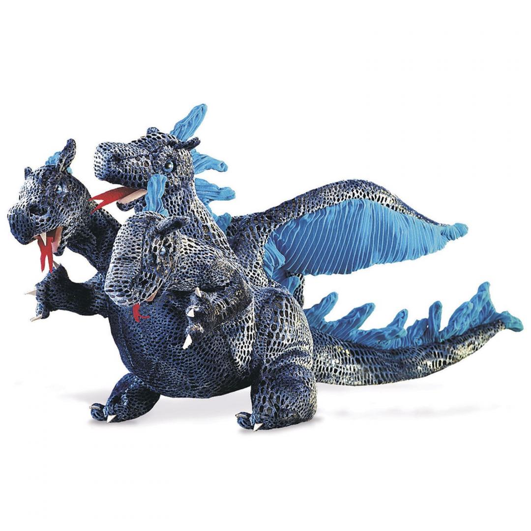 Drache dreiköpfig - Folkmanis Handpuppen