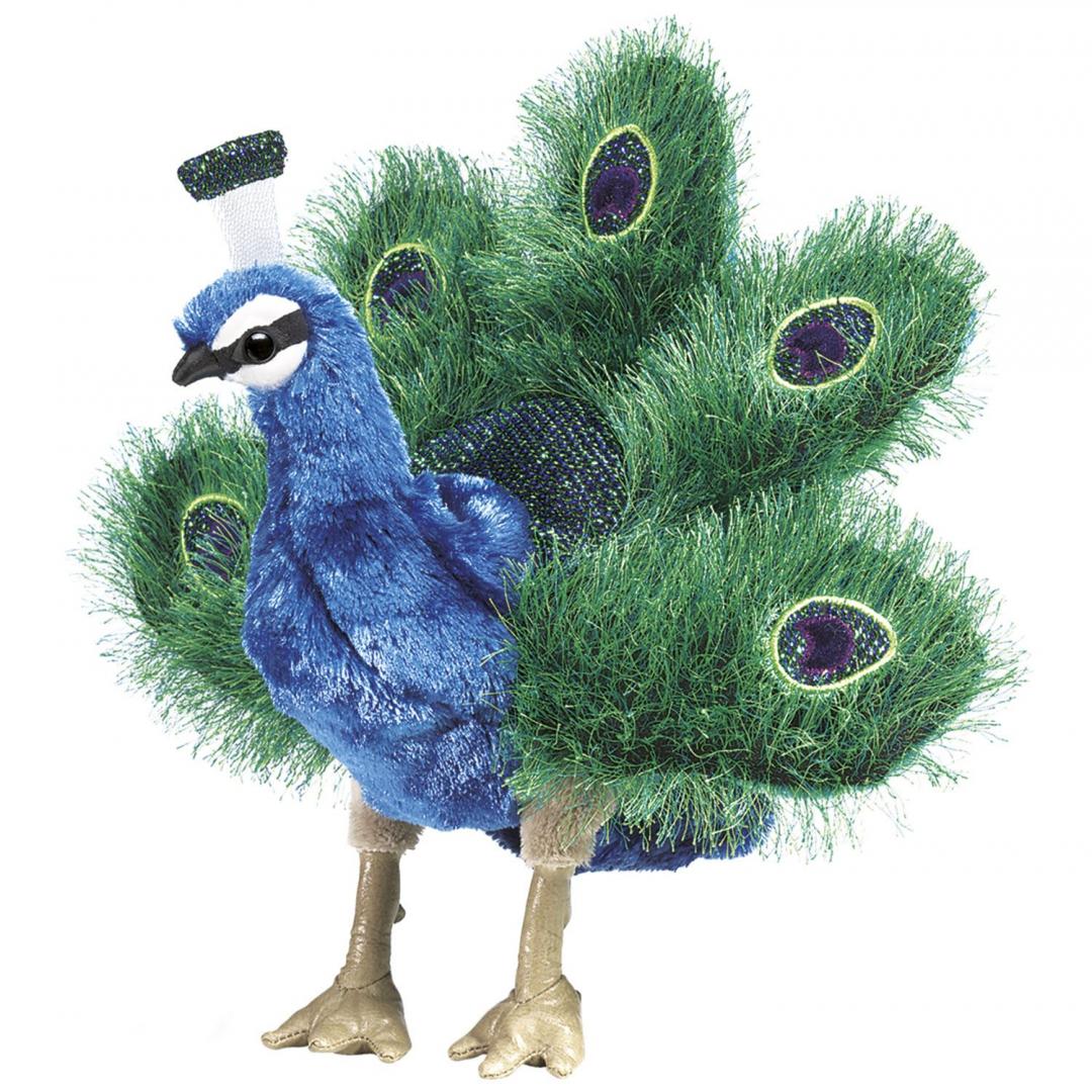 Pfau Küken Folkmanis Handpuppe
