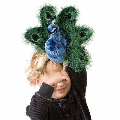 Pfau Küken Folkmanis Handpuppen