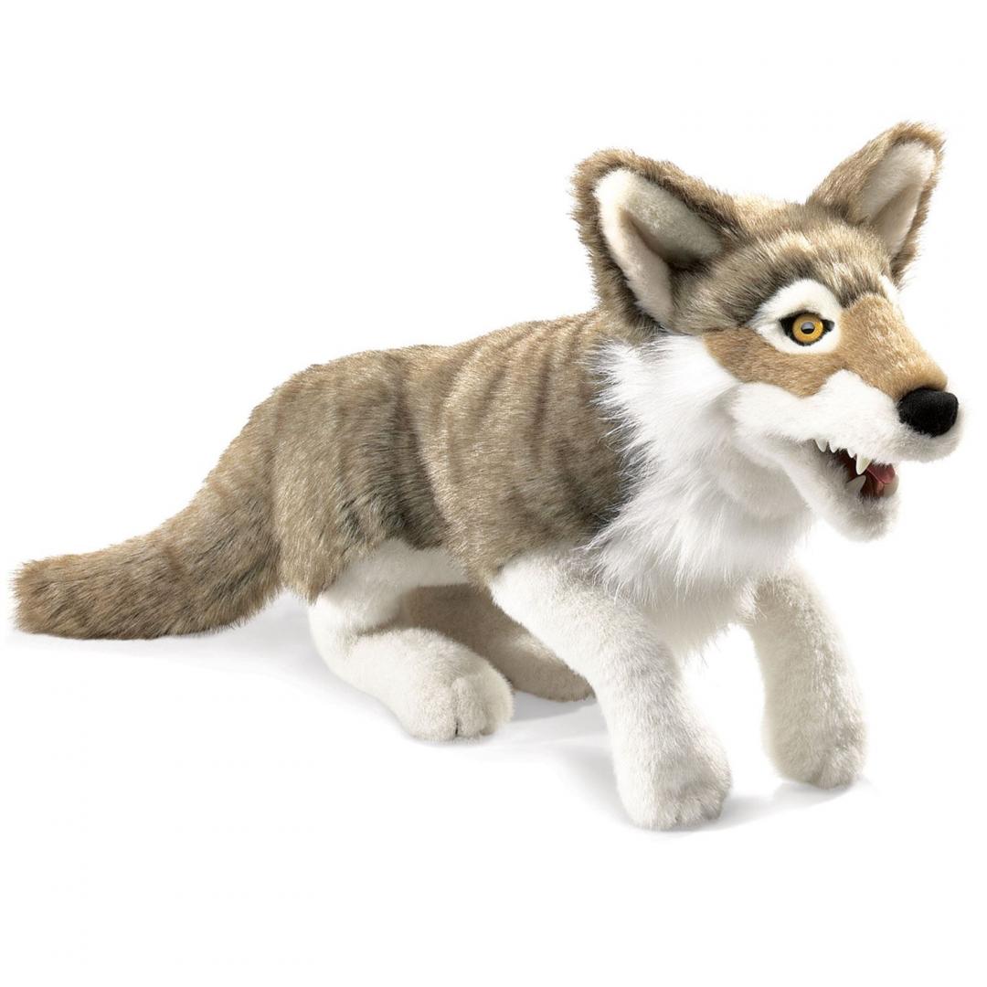 Grauwolf Handpuppe Folkmanis