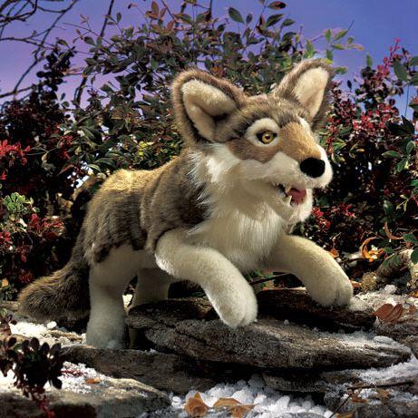 Handpuppe - original Folkmanis - Wolf