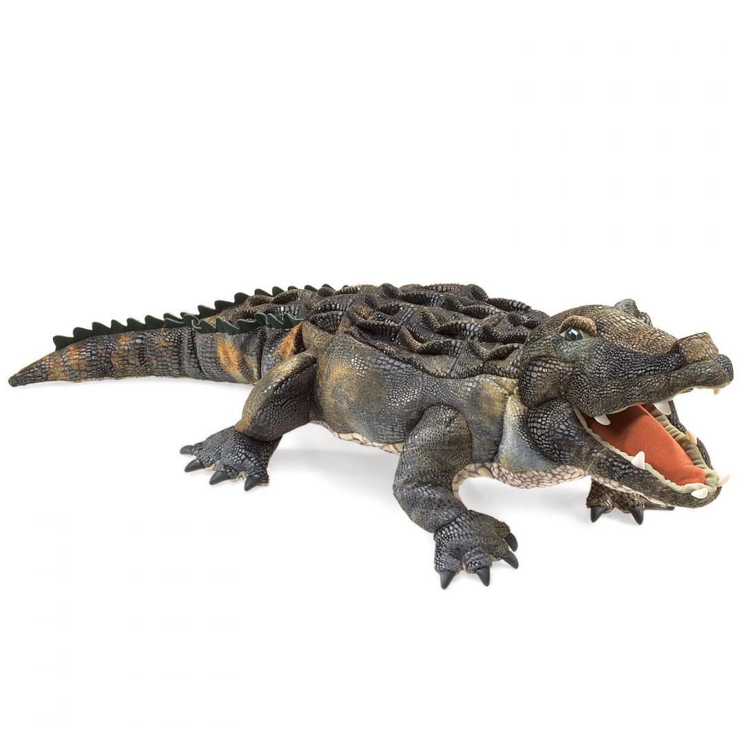 Alligator Handpuppe Folkmanis