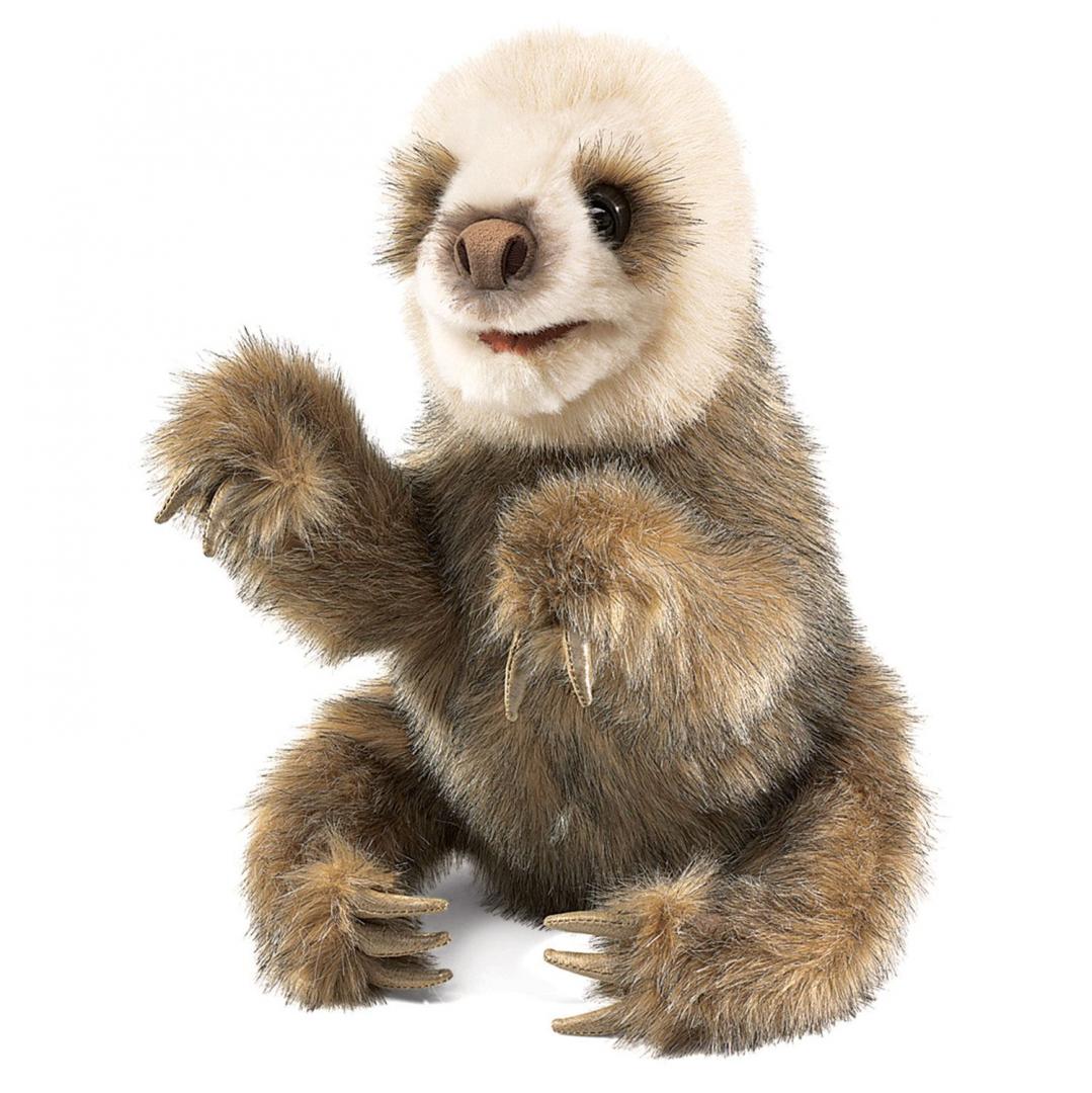 Faultier Baby Handpuppe Folkmanis