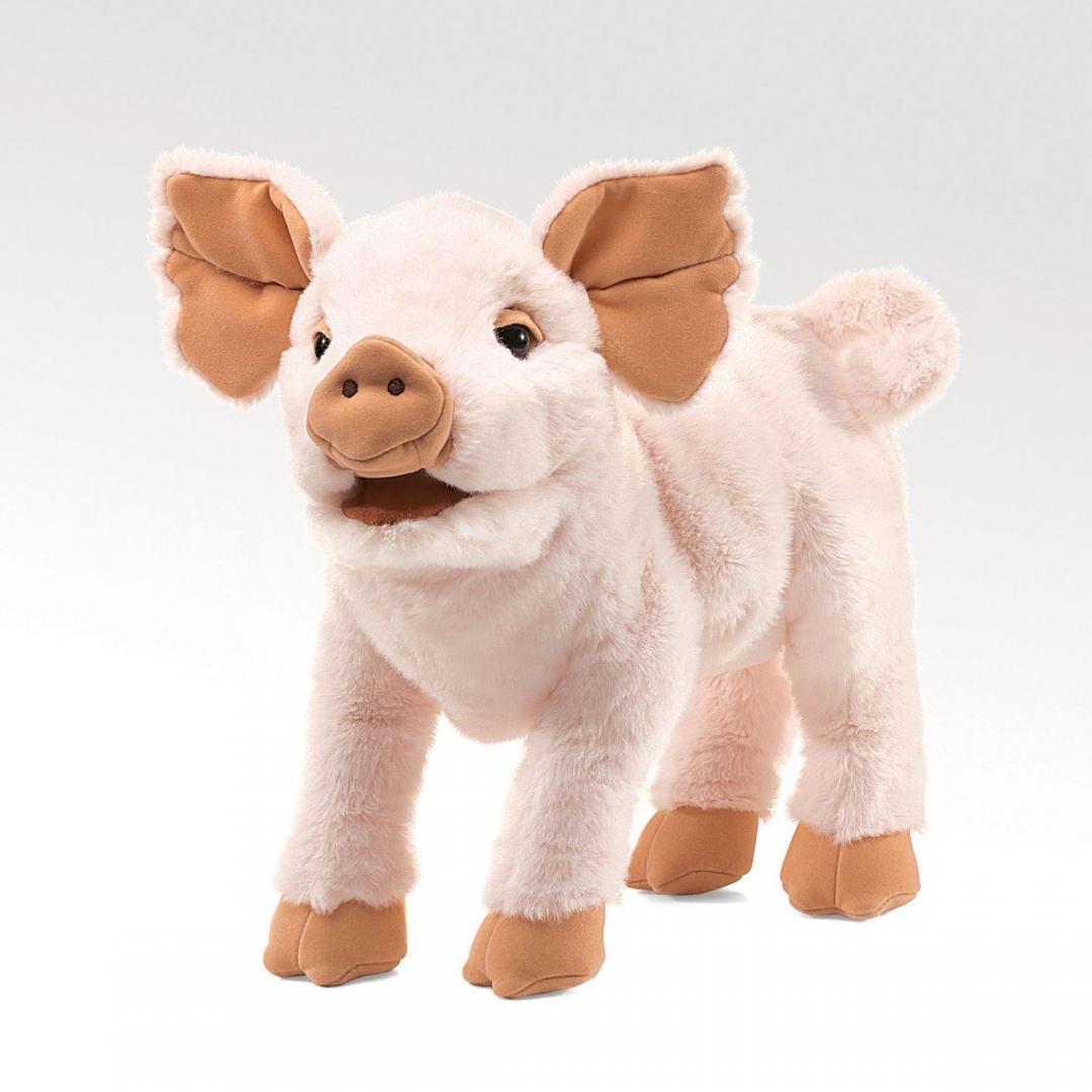 Handpuppe - original Folkmanis - Ferkel