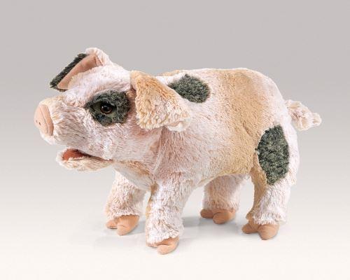 Handpuppe - original Folkmanis - Schwein