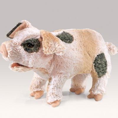 Handpuppe - original Folkmanis - Schwein