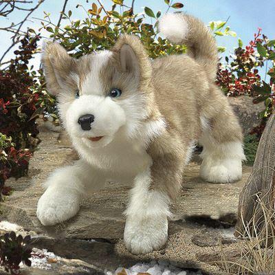 Handpuppe - original Folkmanis - Wolfjunges