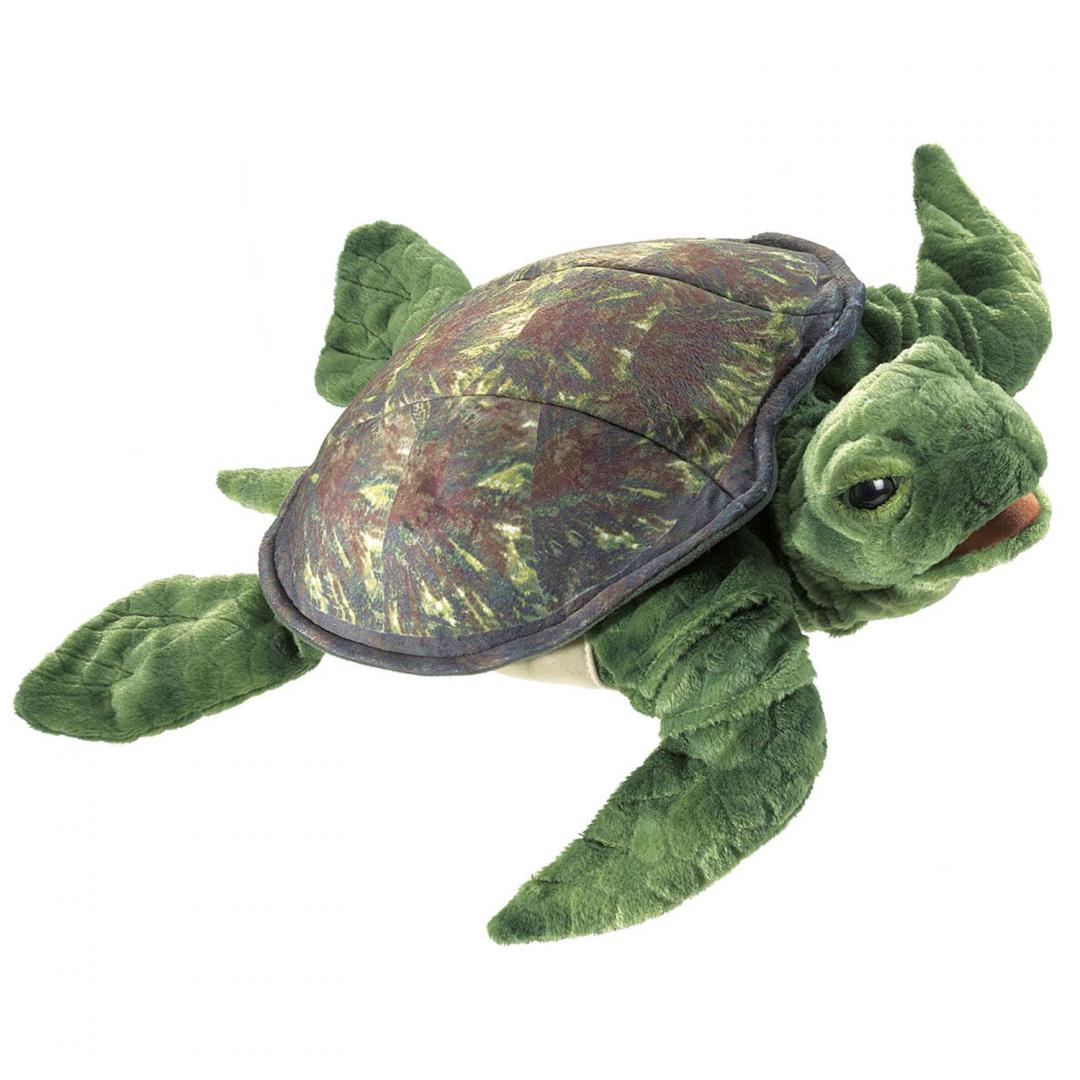 Meeresschidkröte Handpuppe Folkmanis