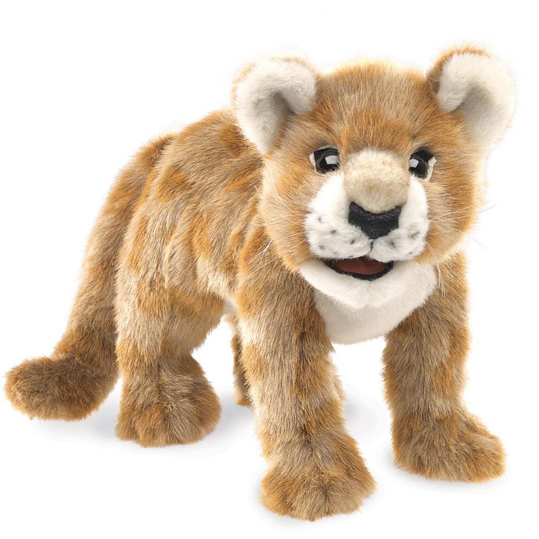 Löwenbaby Handpuppe Folkmanis