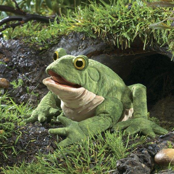 Tier-Handpuppe von Folkmanis - Kröten