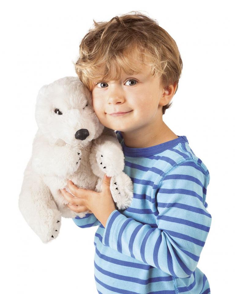 Eisbär - Folkmanis Handpuppe