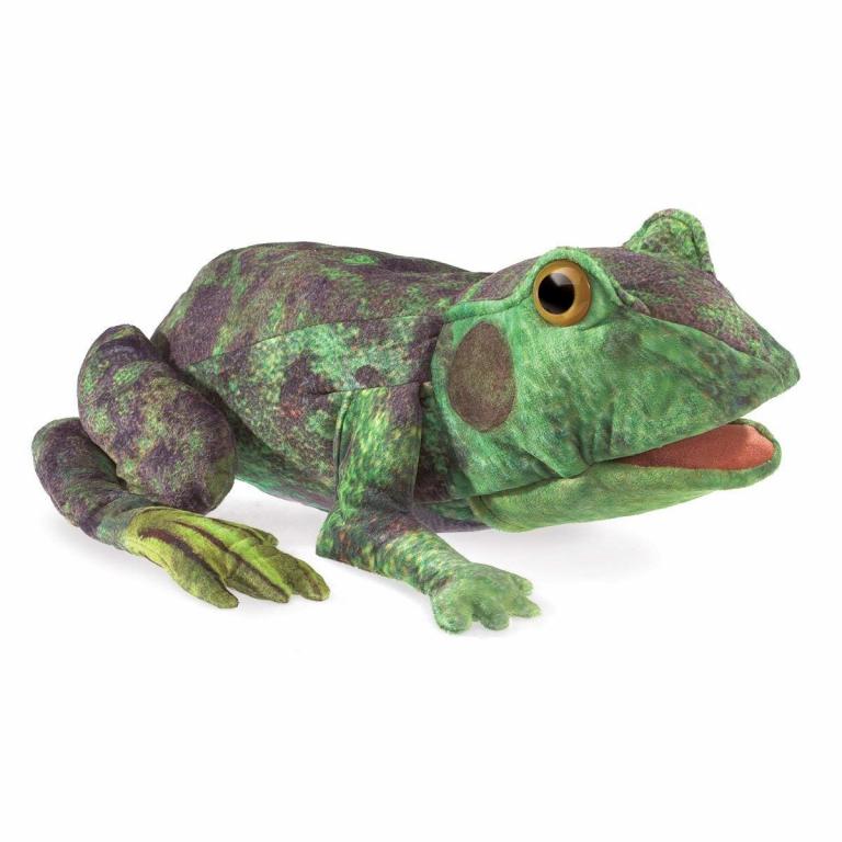 Tier-Handpuppe von Folkmanis - Metamorphose-Frosch