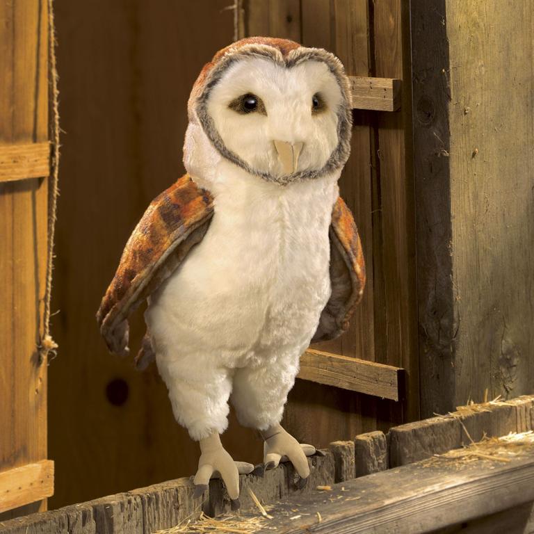 Schleiereule Folkmanis Handpuppen