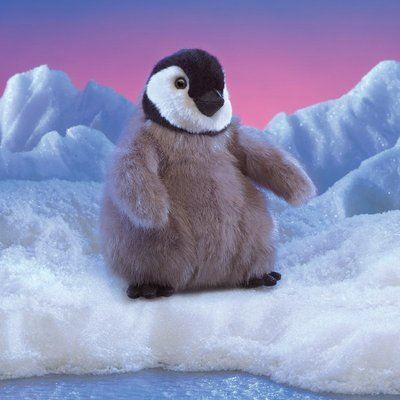 Pinguin Küken Folkmanis Handpuppe