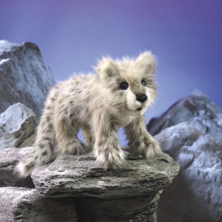 Schneeleopard - Folkmanis Handpuppe