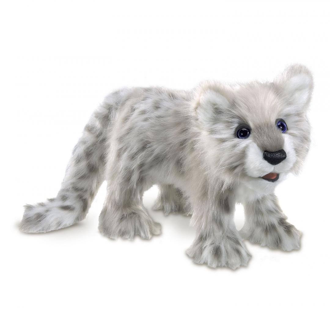 Schneeleopard Baby - Folkmanis Handpuppe