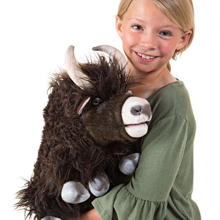 Yak Folkmanis Tier-Handpuppe