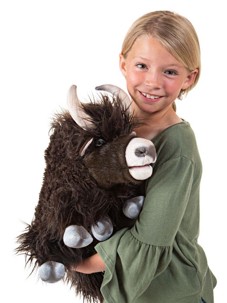 Yak Folkmanis Tier-Handpuppe