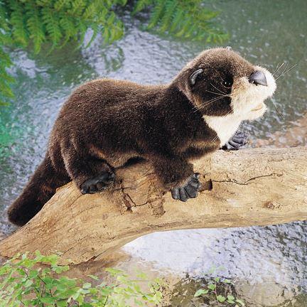 Tier-Handpuppe von Folkmanis - Wasserotter