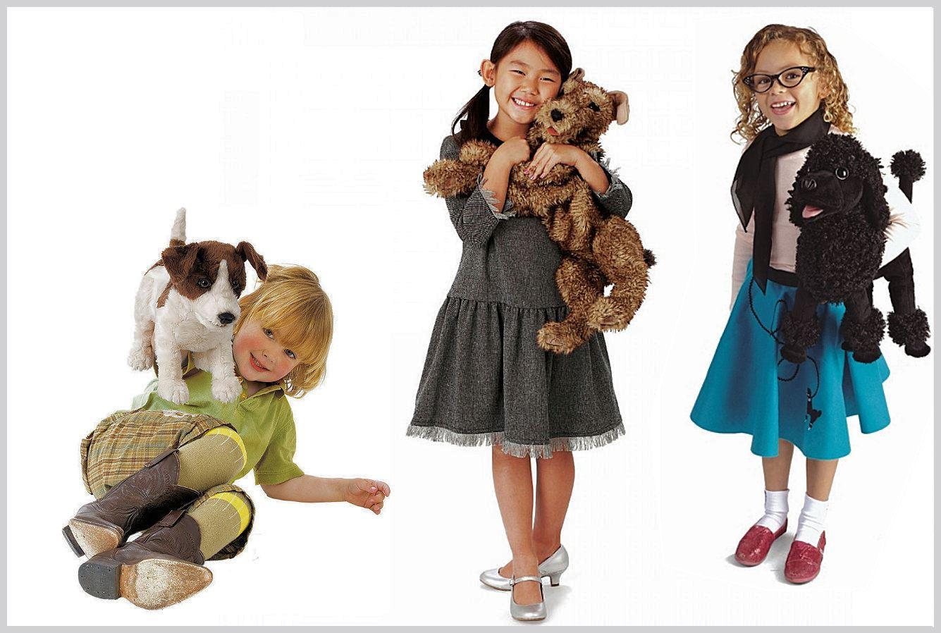 Handpuppen - original Folkmanis - Hunde