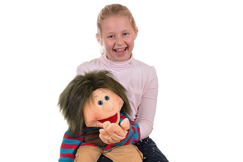 Living Puppets Handpuppen - große Jungen Handpuppen mit Klappmaulprinzip