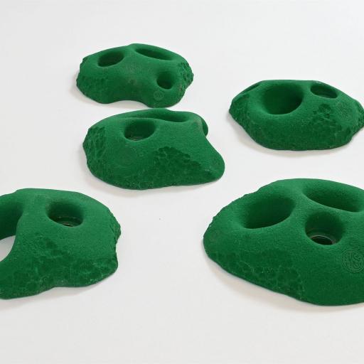 Sportklettergriffe Stupp - grün - für anspruchsvolle Kletterer