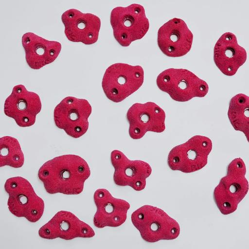 Klettergriffe-DELUXE Mini-Turtles - die kleinen Klettergriffe aus der Move-Collection haben eine abgerundete Form