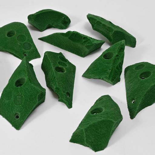 Klettergriffe-DELUXE-Rock-Slices - mittelgroße Klettergriffe aus der MOVE-Reihe mit felsähnlicher Oberfläche