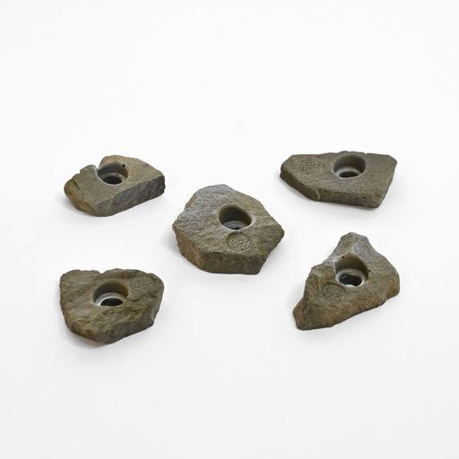 Klettergriffe-Naturstein-Schlert - naturgetreue Klettergriffe in Steinoptik