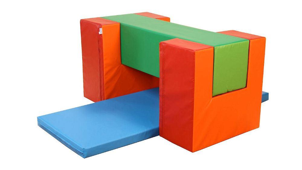 Bausteinsatz MAXI 4-teilig mit Turnmatte - Motorik-Bausteine für Kinder ab 4 Jahren