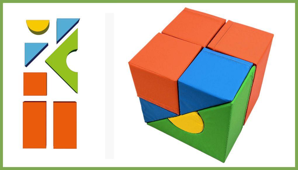 Angebot Bausteinsatz MAXI - Zusammensetzung - 7-teilig - Großbausteine für Kinder ab 4 Jahren