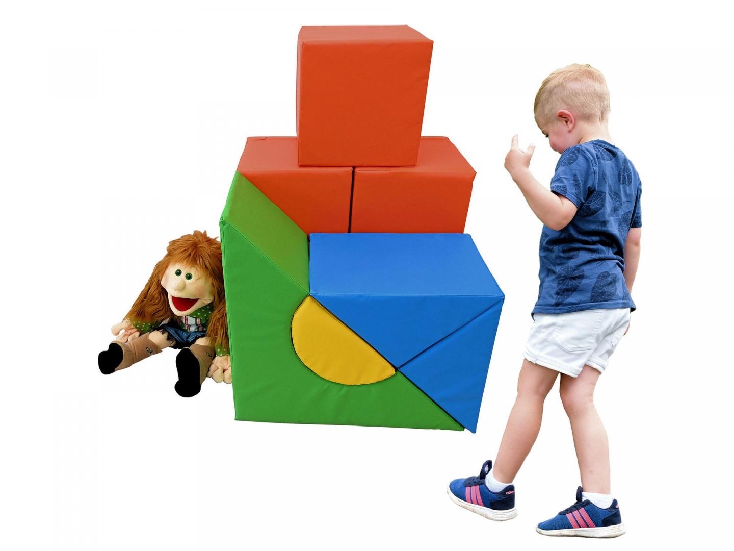 Angebot Bausteinsatz MAXI - 7-teilig - für Kinder ab 4 Jahren