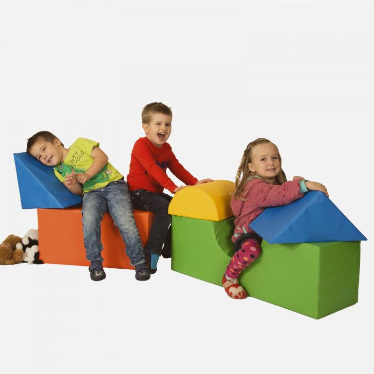 Bausteinsatz MAXI 5-er - Motorik-Bausteine für Kinder ab 4 Jahren