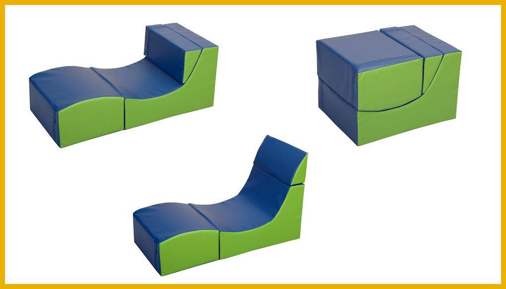 Motorikelement Klappsessel Aufbau - Bausteinsatz original Bänfer 