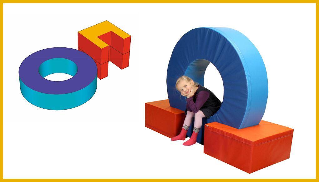 Motorikelement Ring 3-teilig - Bausteinsatz original Bänfer 