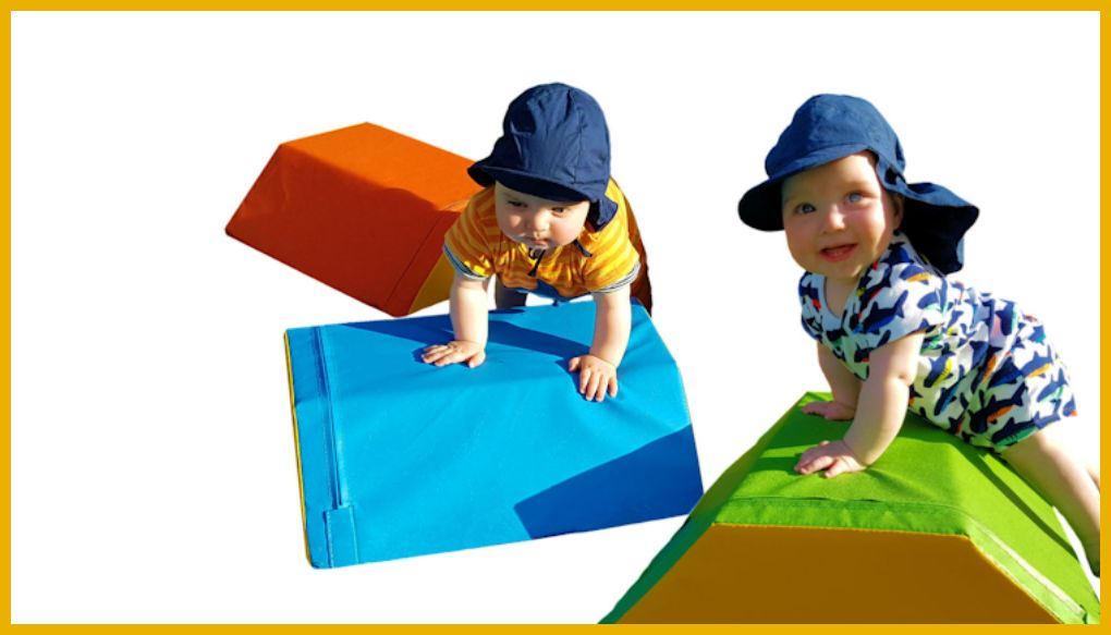 Trapezwürfel - Motorikelemente - Balancierwürfel und Trapezelemente