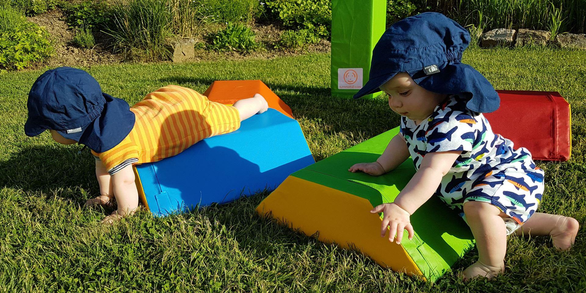 Trapezwürfel - zum toben - Balancierwürfel und Trapezelemente