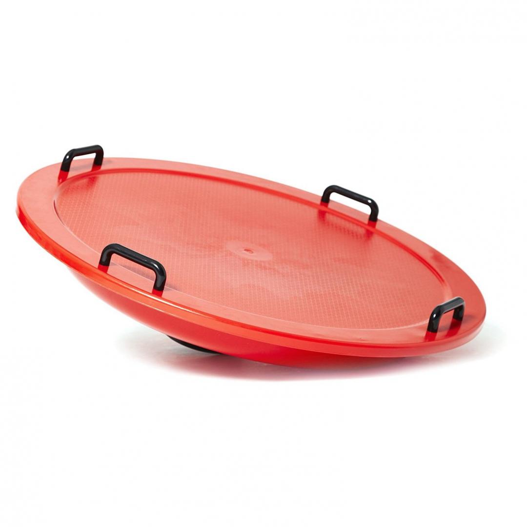 Balancing Board aus hochwertigem stabilen Kunststoff in rot