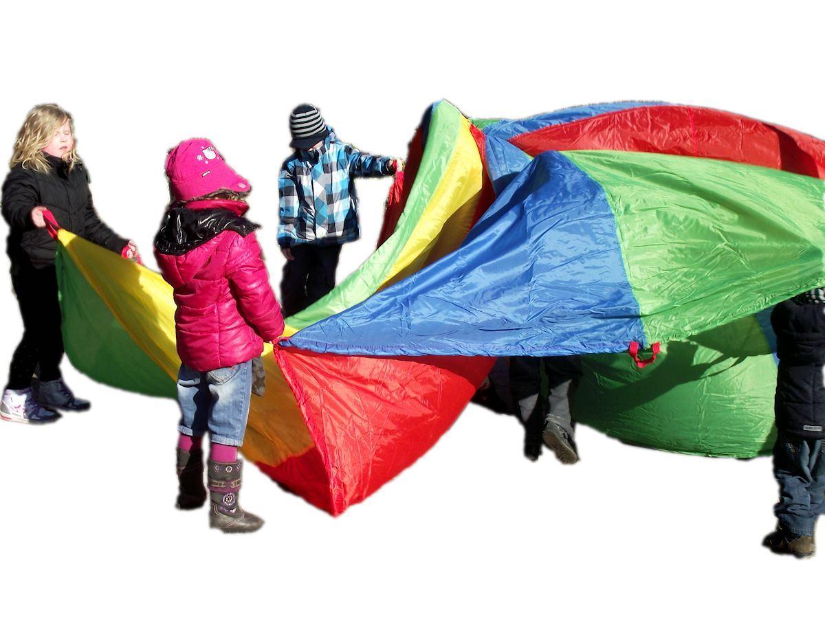 Schwungtuch-Spiel "Fang den Dieb" - Übungen für Kinder mit dem Schwungtuch