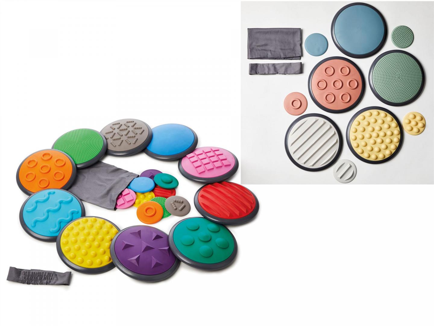 Taktile Scheiben - Sets - Fördert den Tastsinn