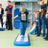 AirBeam für Kleinkinder - schmale, luftgefüllte AirTrack-Bahn mit Mittellinie