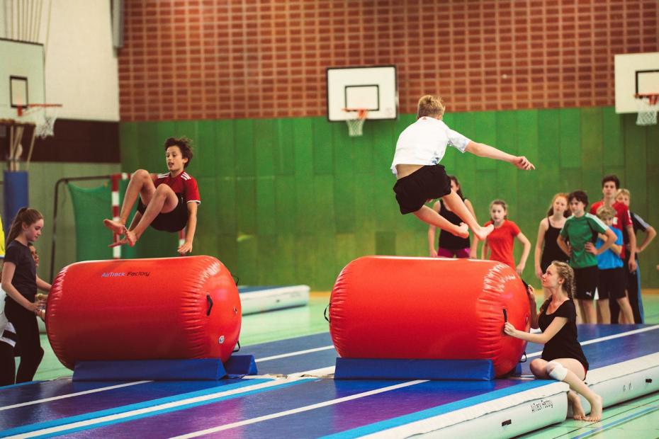 Air Roll - im Sportunterricht